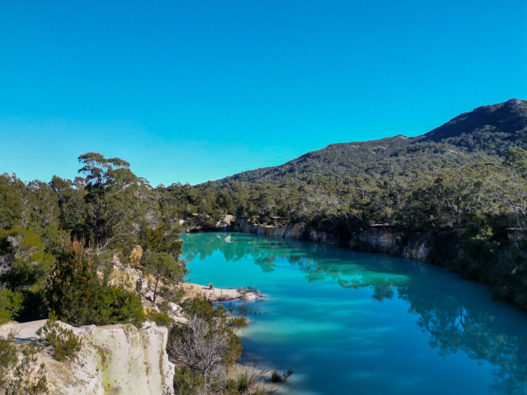 Little Blue Lake in Tasmania
